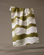 Brushline Green Tea Towel