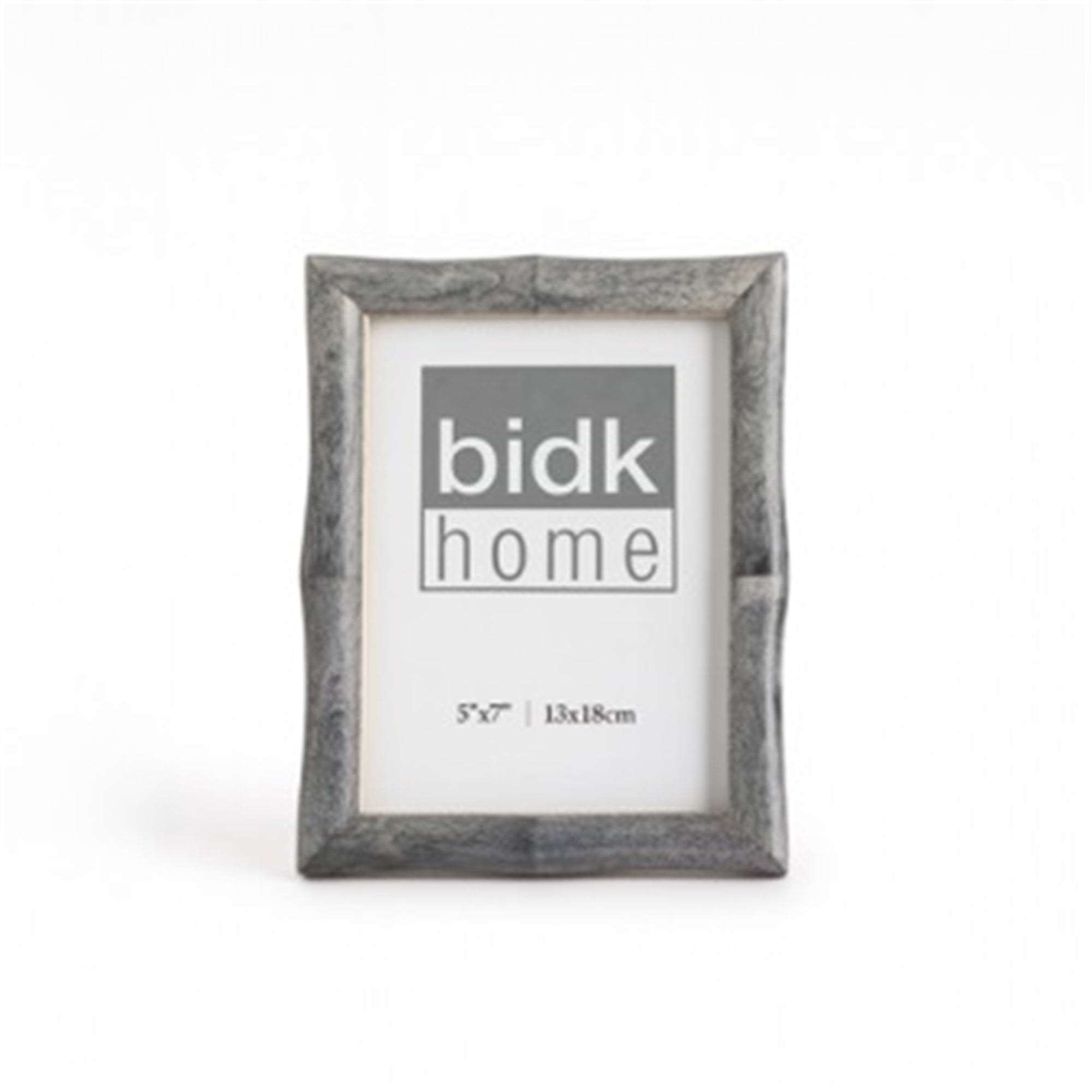 5x7" Bamboo Shape Tile Frame, Grey