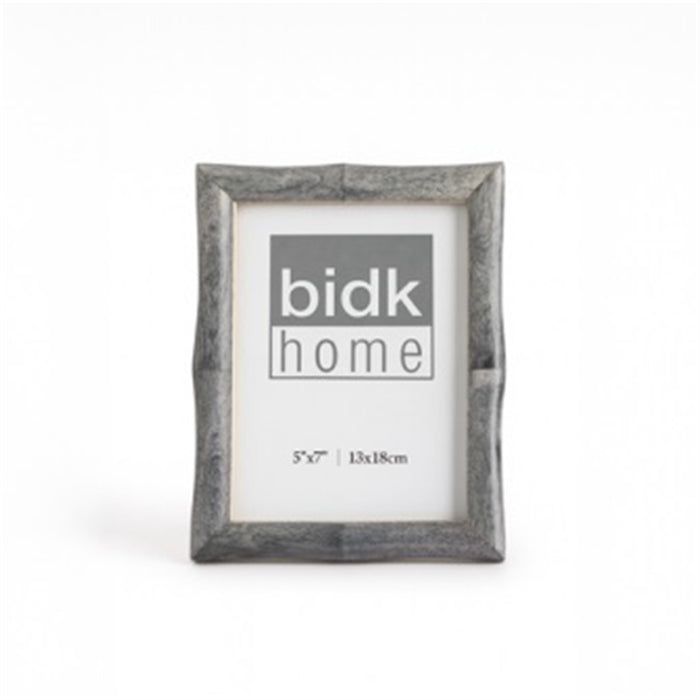 5x7" Bamboo Shape Tile Frame, Grey