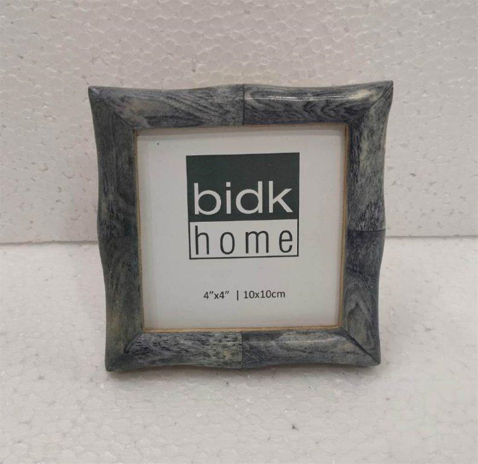 4x4" Bamboo Shape Tile Frame, Grey