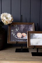 Vintage Mandarin | French Country Brass Inspired Gold Framed Art