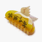 Lucky Dove XL Claw - Bird and Four Leaf Clover Large Clip