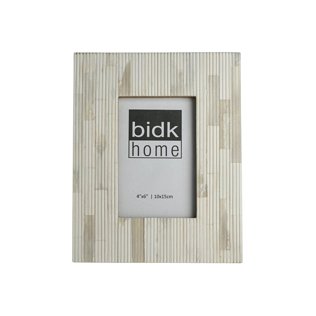 4x6” Carved Bone Picture Frame