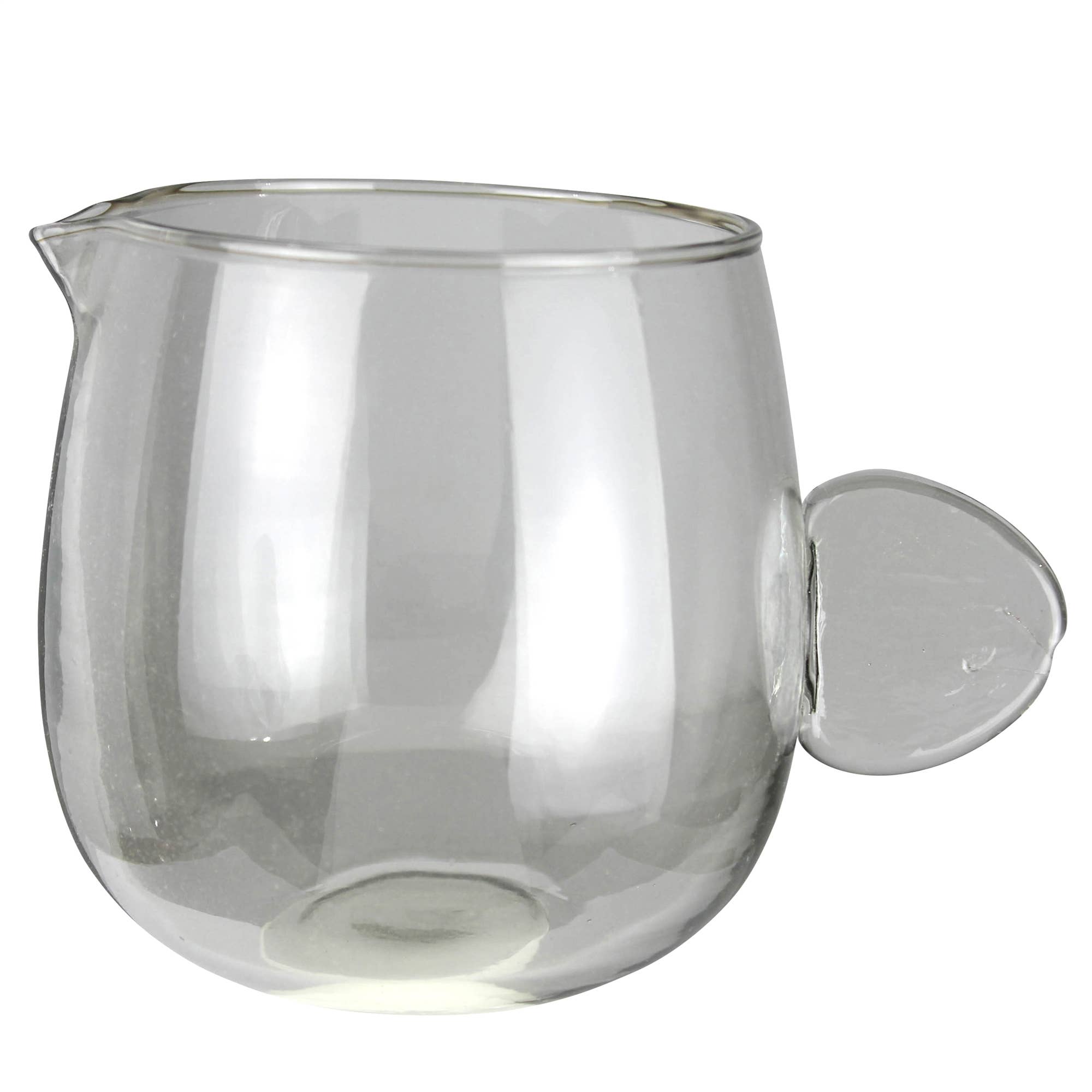 Lomi Pitcher with Tab Handle, Glass - Lrg