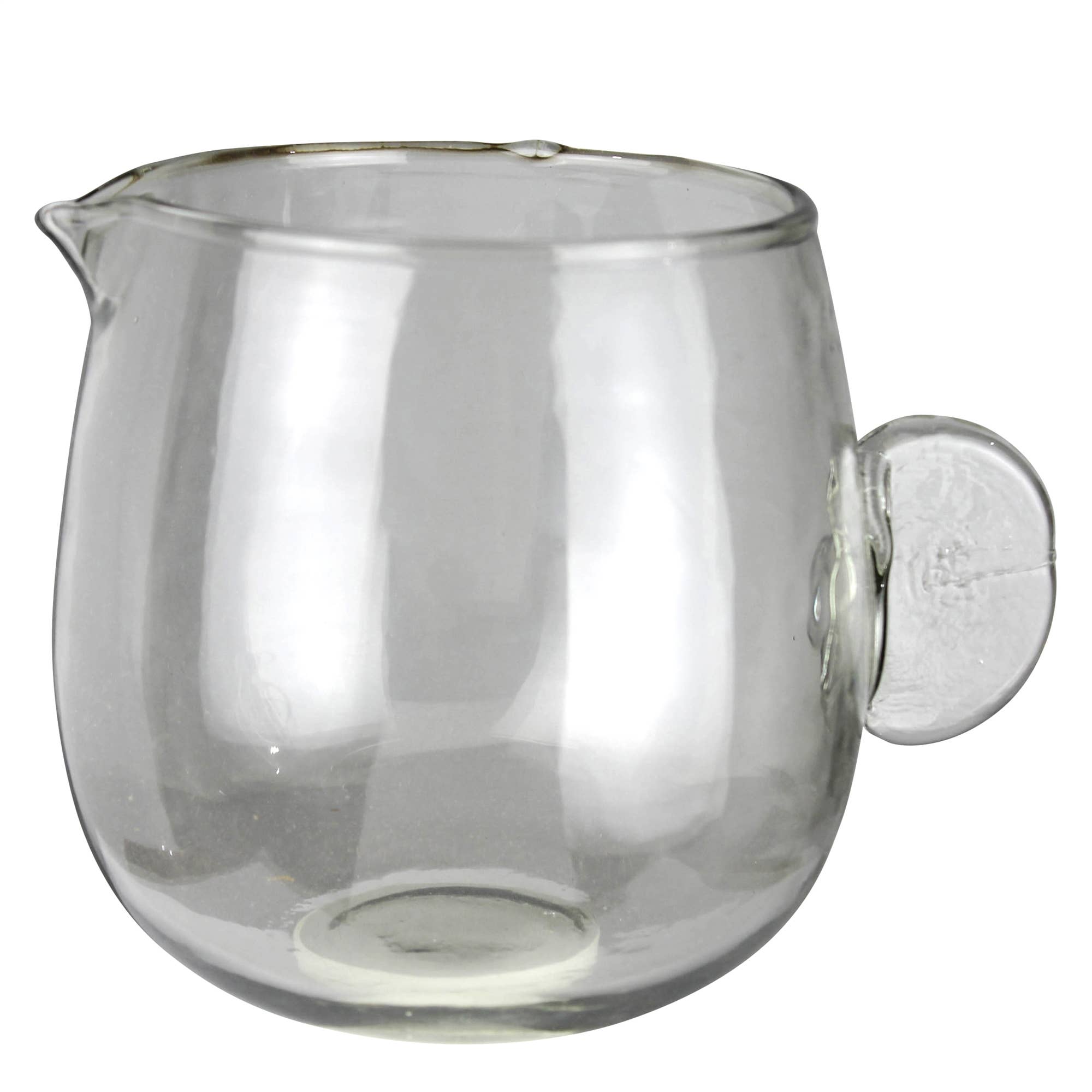 Lomi Pitcher with Tab Handle, Glass - Lrg