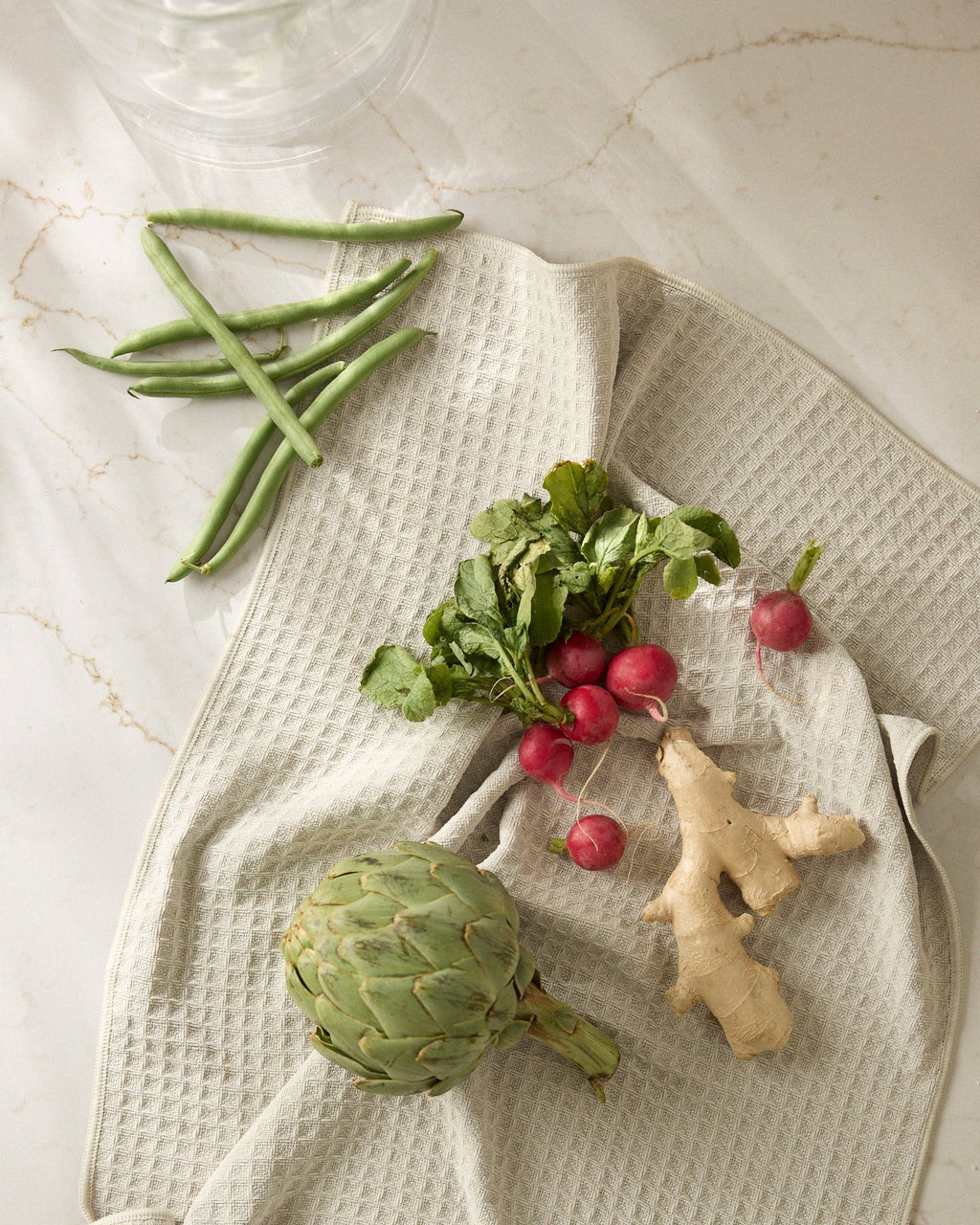 Vanilla Truffle Hand Towel — styled