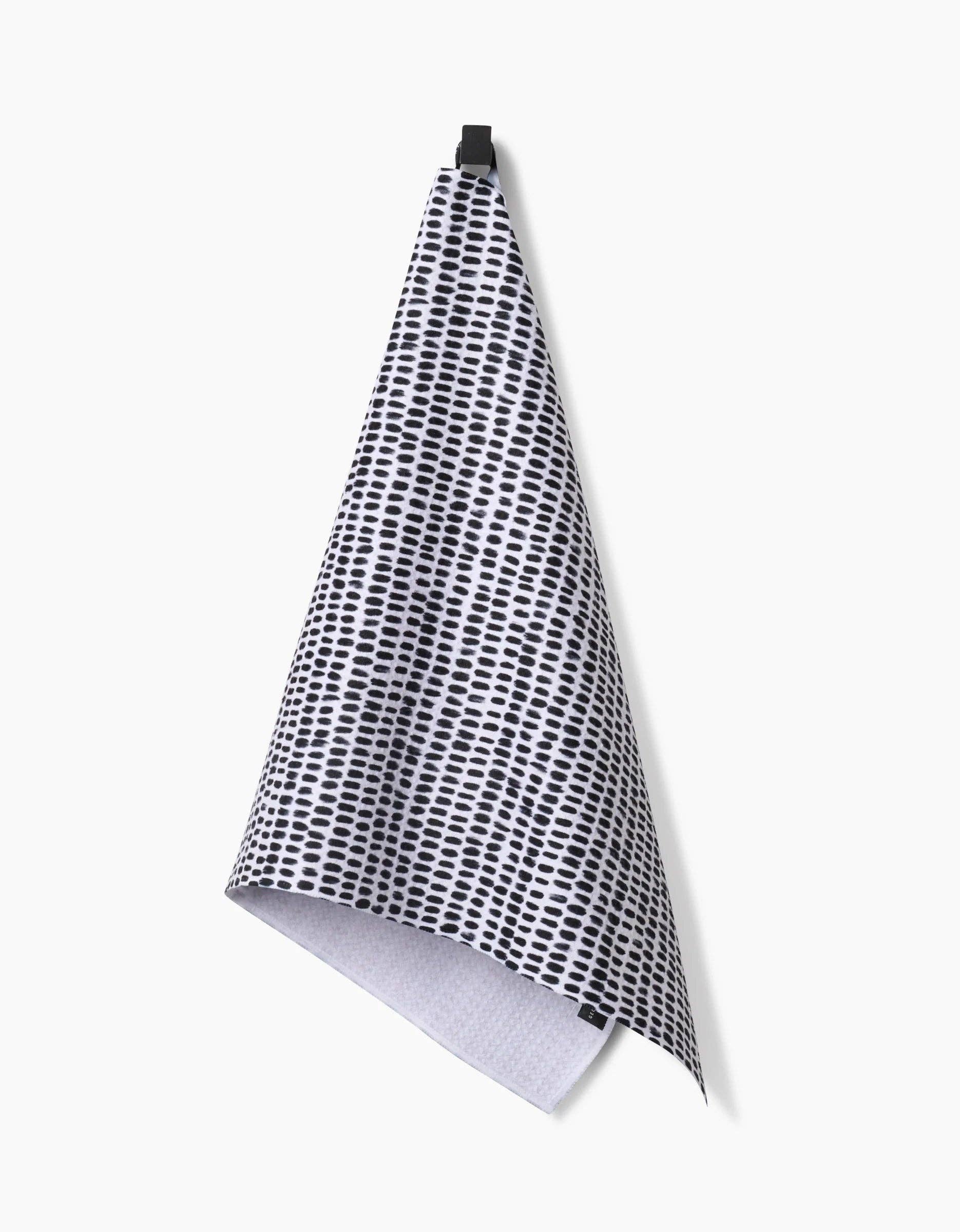 Dot Dot Dot Fresh Linen Tea Towel — styled