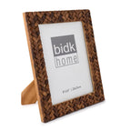 8x10” Criss Cross Wood Picture Frame