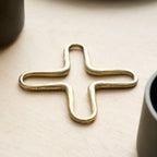 Forge Brass Mini Trivets - Set of 2