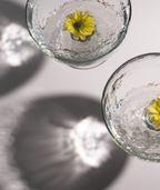 Pebbled Footed Small Compotes - Set of 4