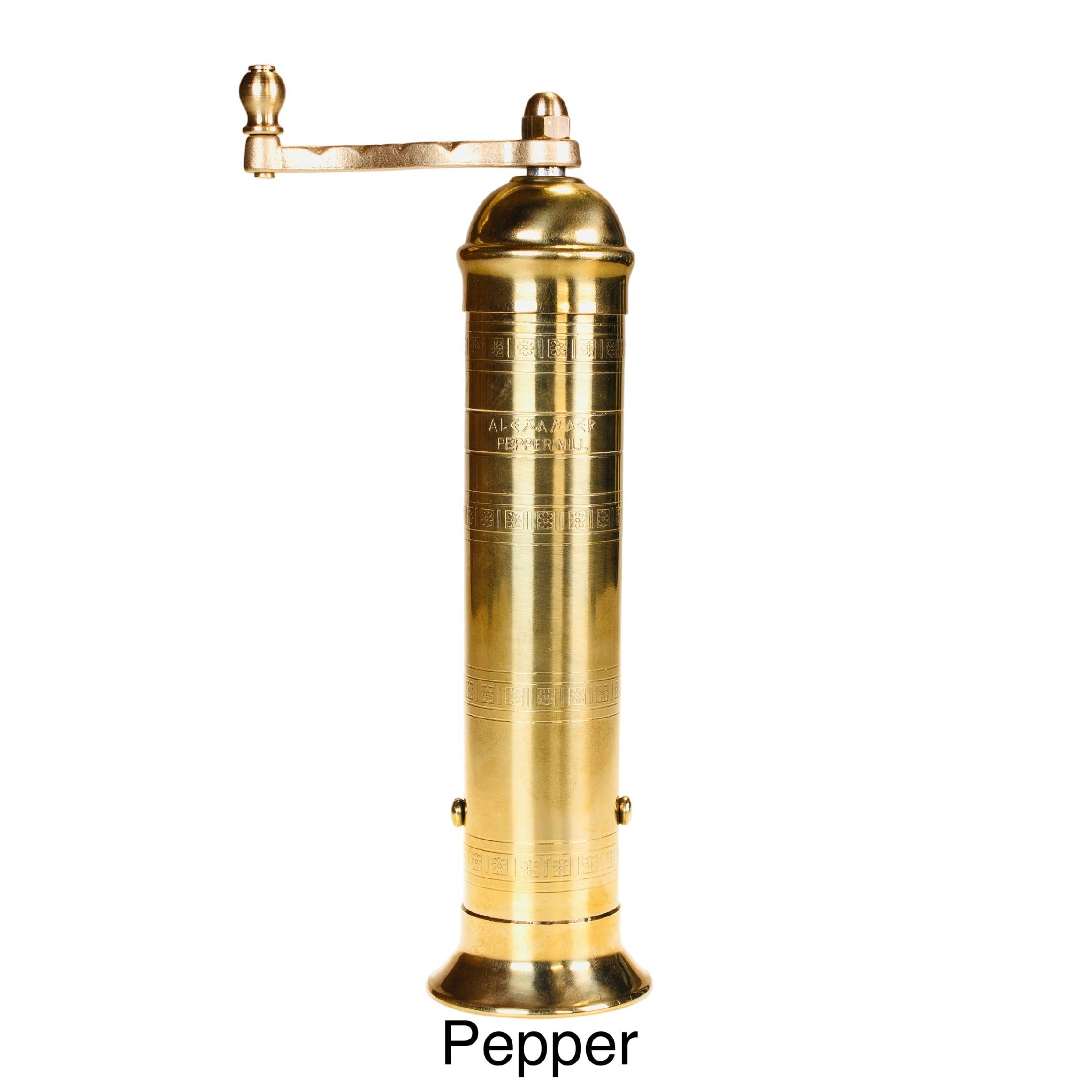 Brass Mill 9" Pepper Grinder