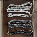 Bone Beads Black and White Large
