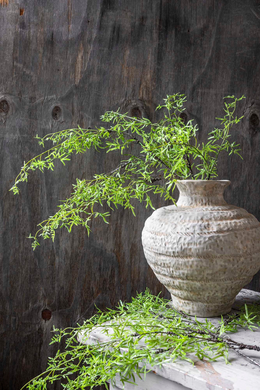 Artificial Fern Branch, Soft Green