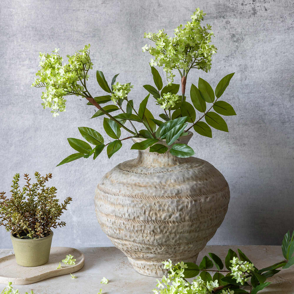 Artificial Lilac Stem, Pistachio