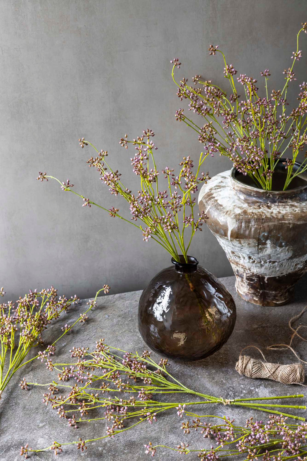 Artificial Succulent Bunch, Blush