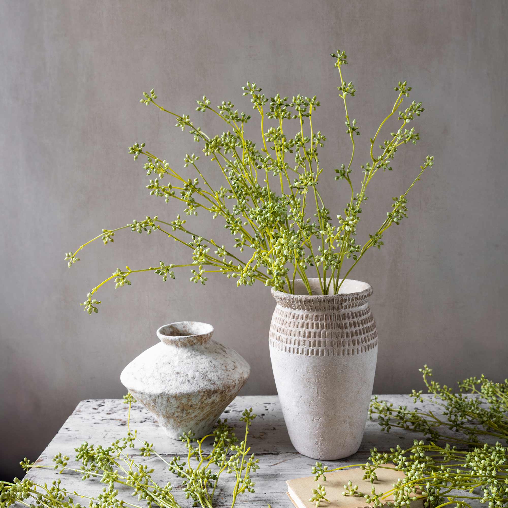 Artificial Succulent Bunch, Green