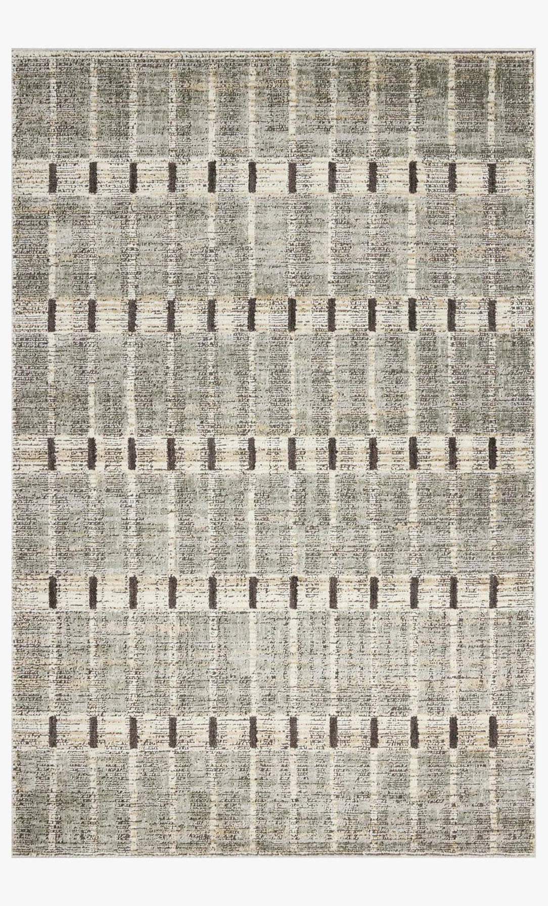 Area Rug - BLE-04 - Jm Sage / Granite 6'-7" x9 -'3"