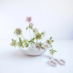 Ceramic Flower Frog Bowl