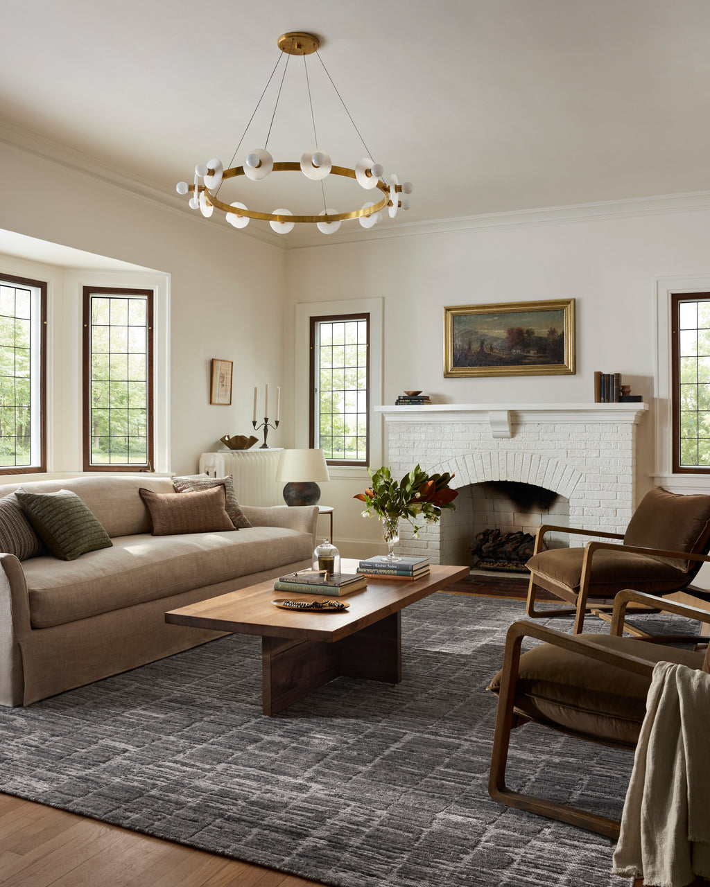 Daniel Slate Rug, 8' 6" x 11' 9"