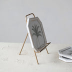 Metal Easel, Gold Finish