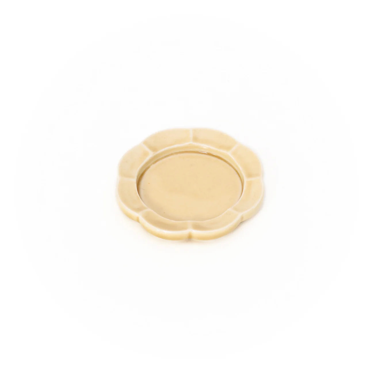 Hibi Match - Seto Incense Tray - Flower — detail view