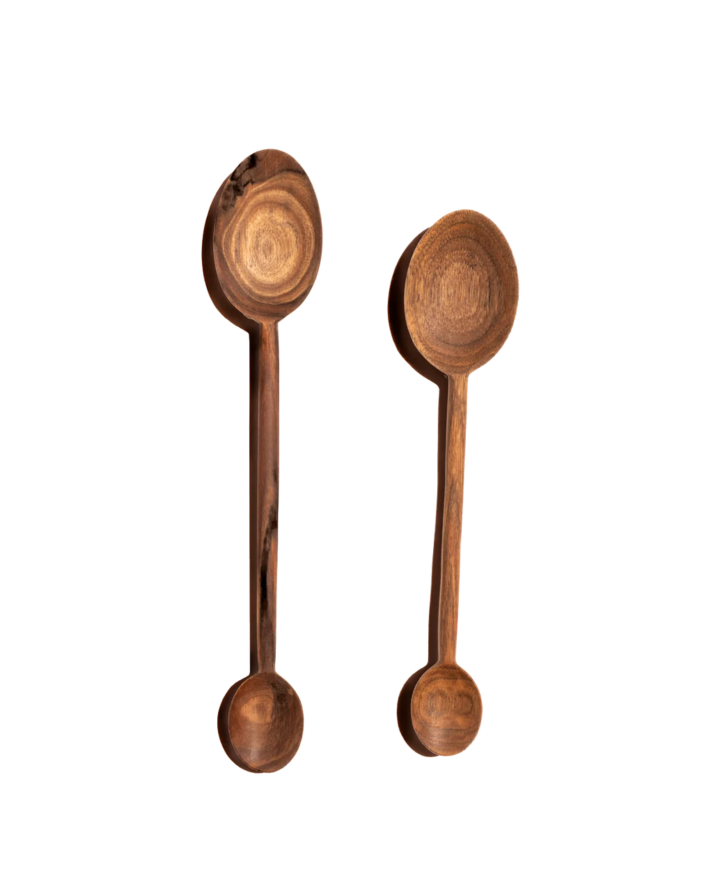 Walnut Double Spoon, Large — detail view