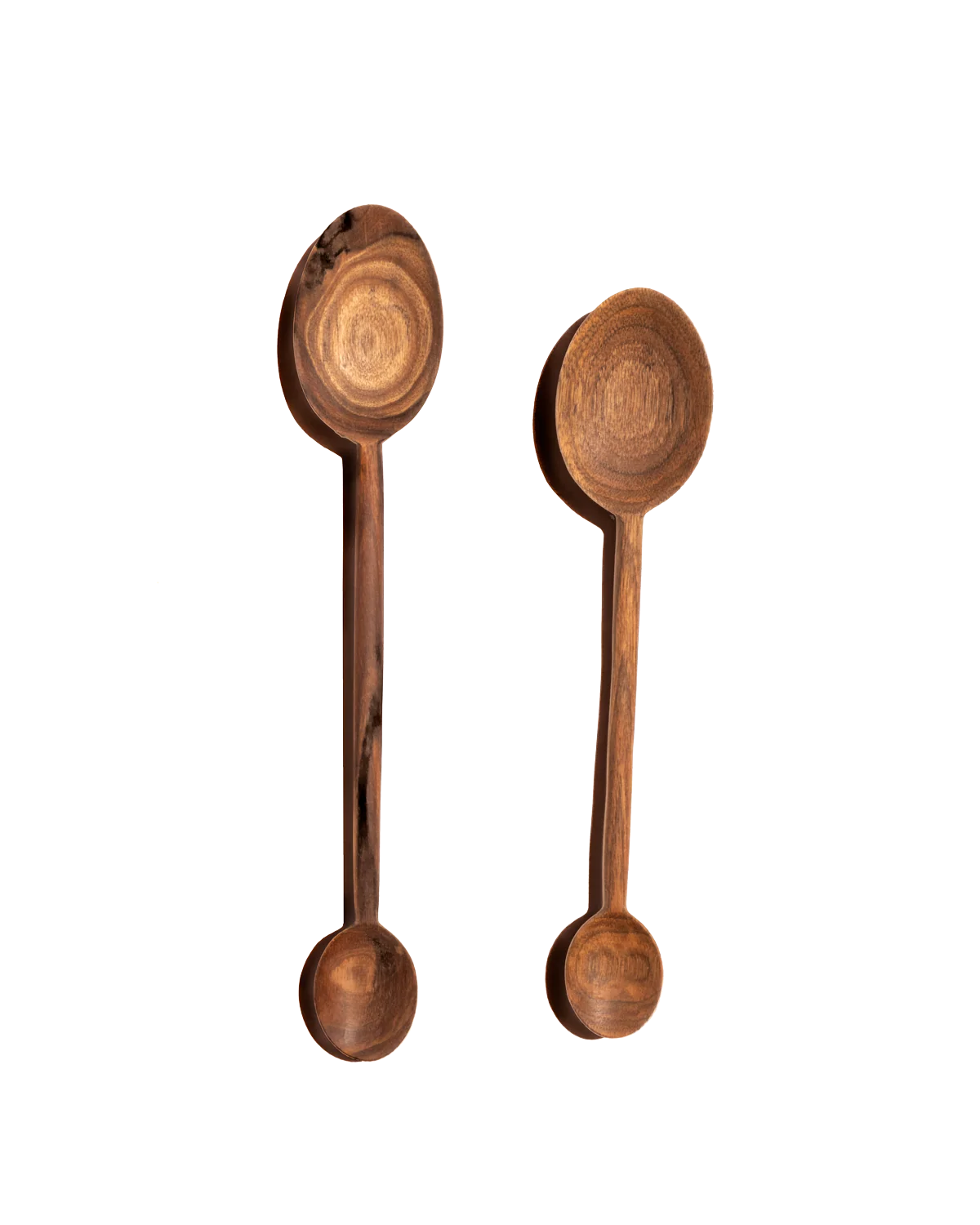 Walnut Double Spoon, Large — detail view