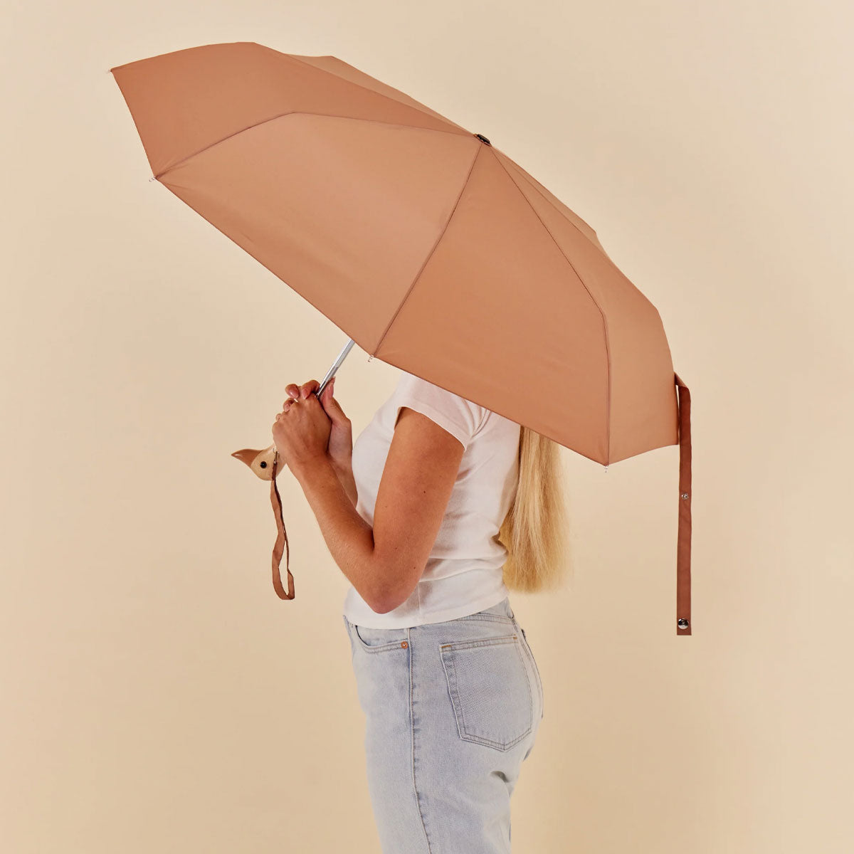 Mocha Mousse Duck Umbrella