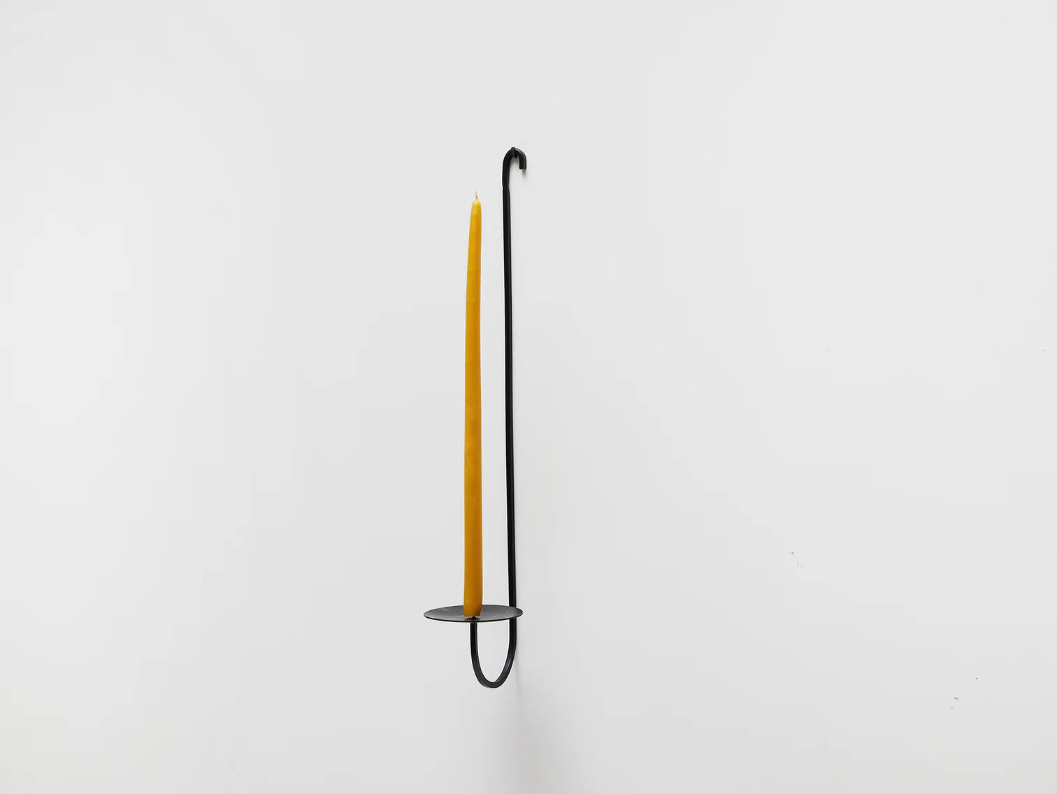 Single Armed Iron Candle Holder