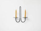 Double Arm Iron Candle Holder