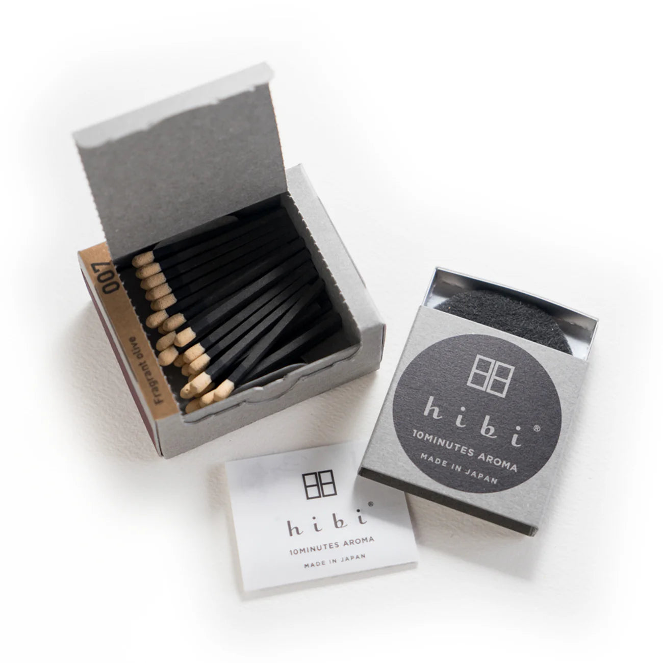 Hibi - Box of 30 Incense Matches — styled