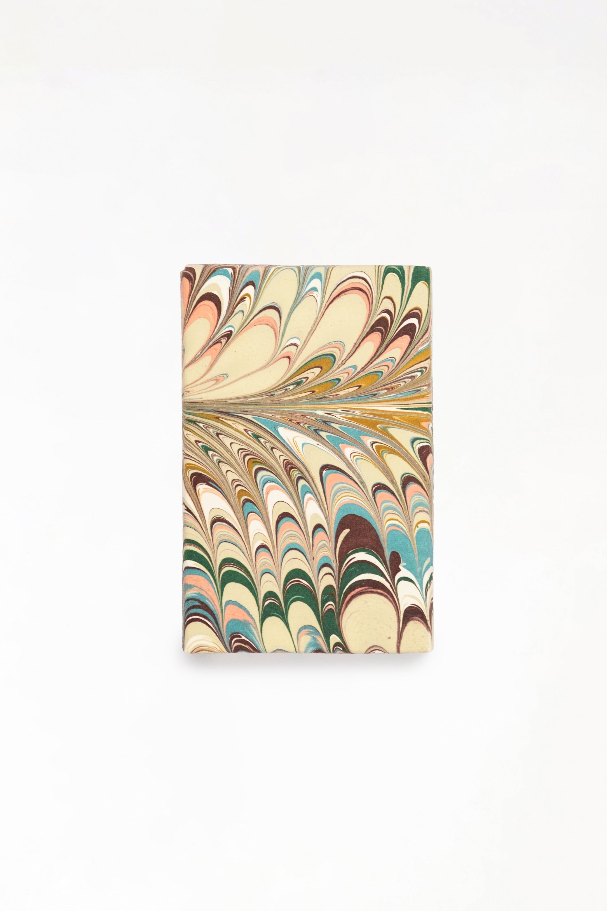 Hand-Marbled Notecards in Flatiron Feather, Set of 8