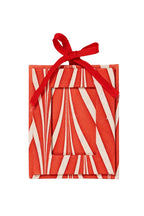 Mini Hand-Marbled Picture Frame Ornament in Candy Cane