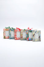 Mini Hand-Marbled Picture Frame Ornament in Flatiron Feathers