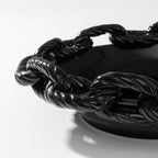 Link Round Plate -  Black