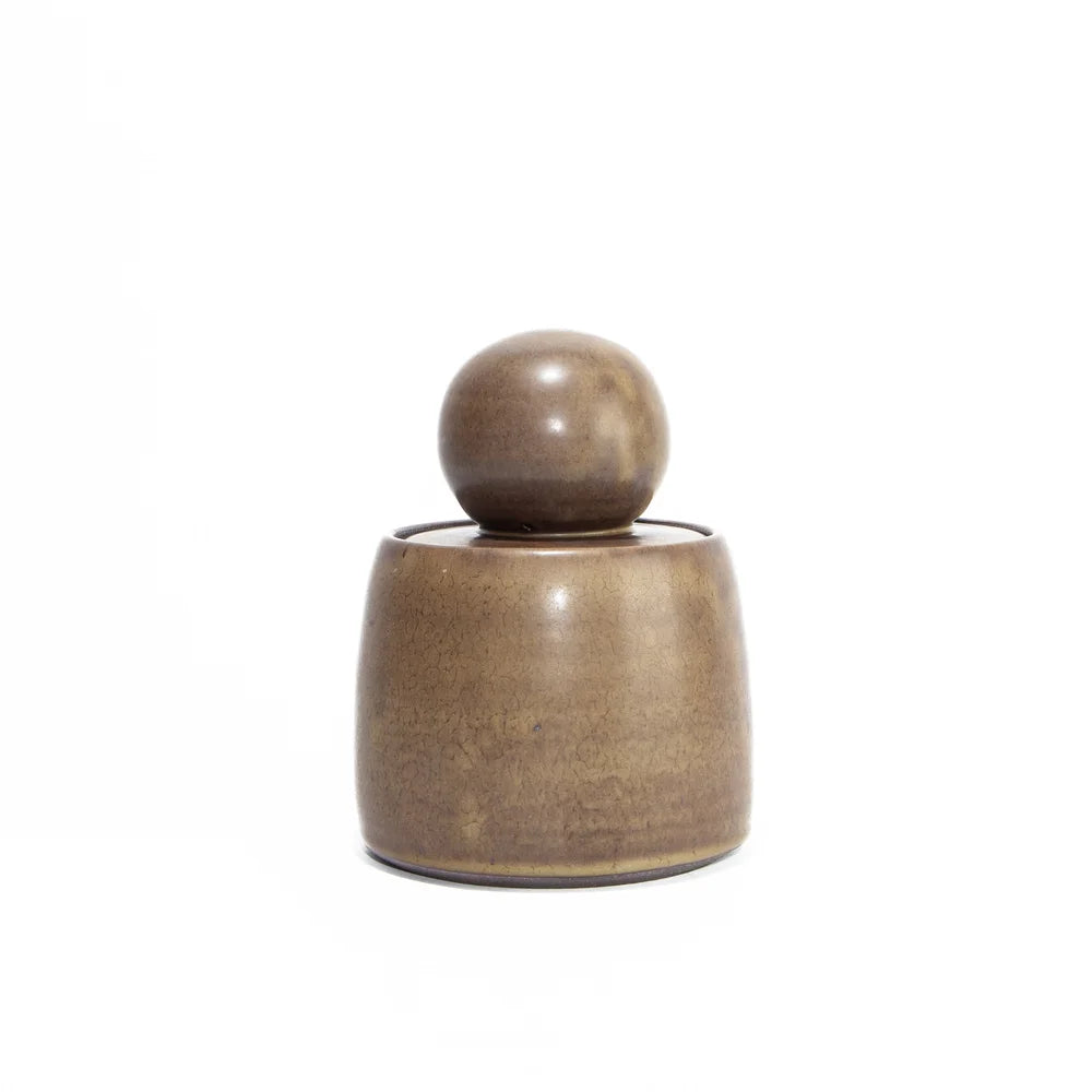 Olive Brown Stash Jars