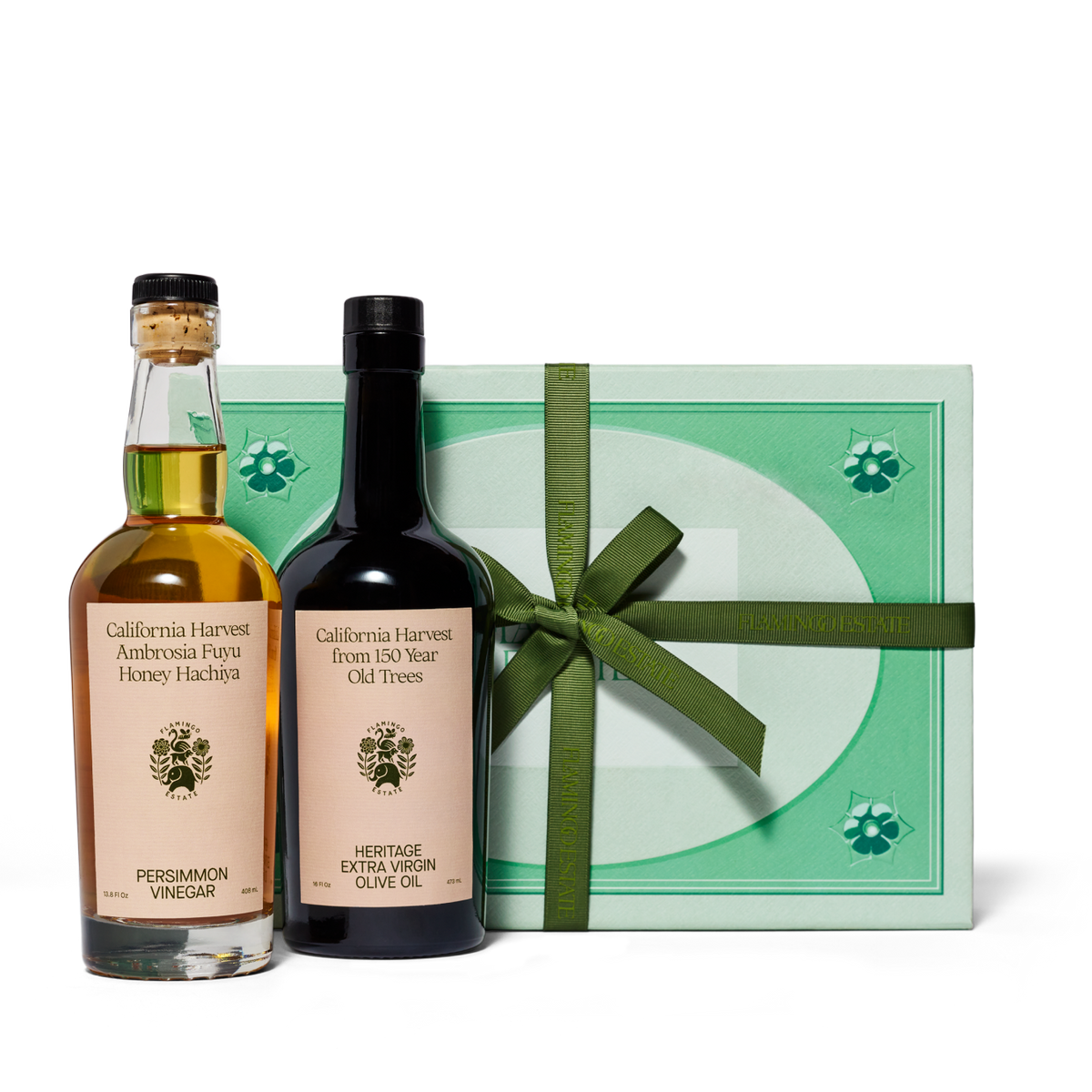 Olive Oil and Fuyu Persimmon Vinegar Duo