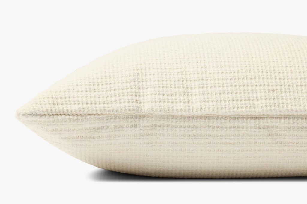 Bedford Pillow in Ivory, 24" x 24"