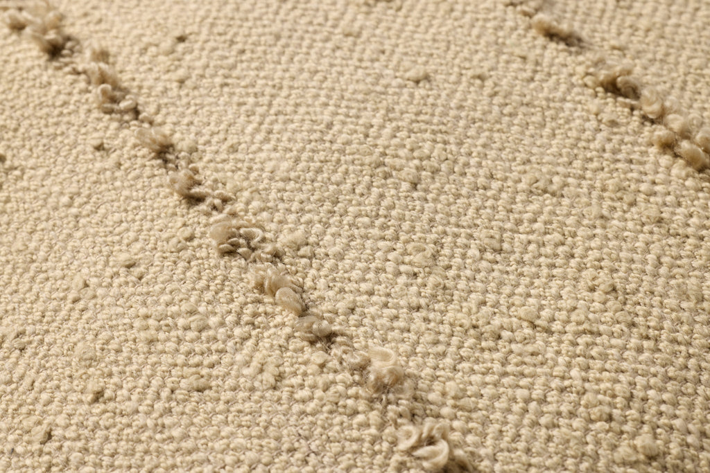 Raised Stripe Pillow in Natural, 26" x 26"