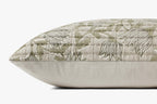 Botanical Tulip Pillow in Natural/Sage, 16" x 26"