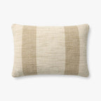 Mistwood Wool Lumbar Pillow in Ivory, 16" x 26"