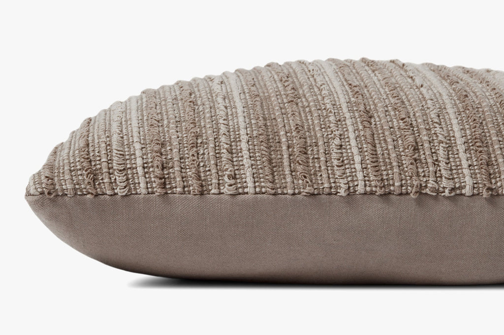 Ribbed Lumbar Pillow in Earth, 13" x 21"