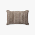 Ribbed Lumbar Pillow in Earth, 13" x 21"
