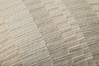 Striped Pillow in Natural/Ivory, 22" x 22"