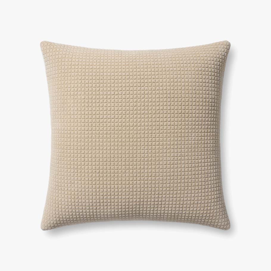 Ivory Pillow, 22"x22"