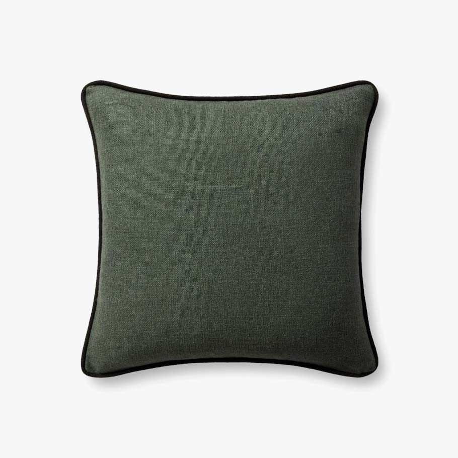 Hudson Pillow in Blue/Black, 20" x 20"