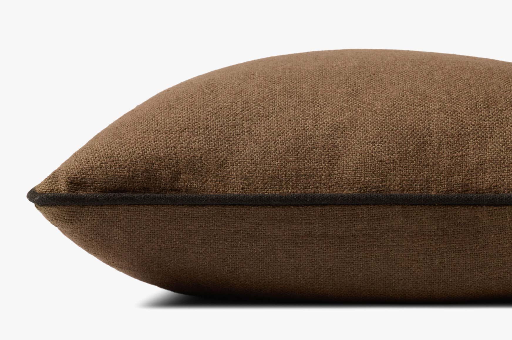 Hudson Pillow in Brown/Black, 20" x 20"