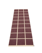 Pappelina Criss Rug in Burgundy, 2'4" x 4'11" — Pappelina