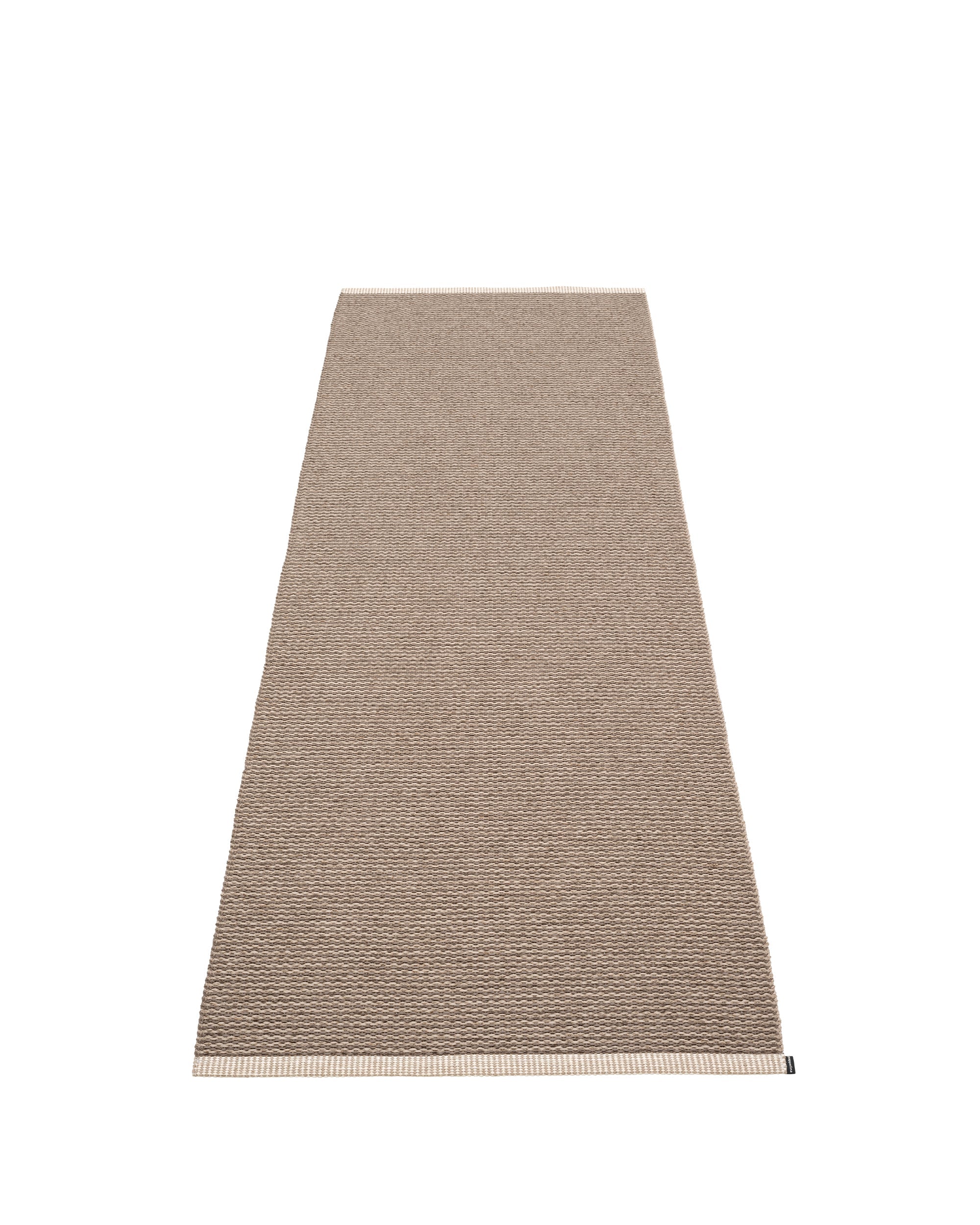 Pappelina Mono Rug in Dark Mud, 2'9" x 5'3" — Pappelina