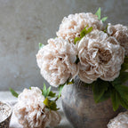 Artificial Peony, Evening Dew